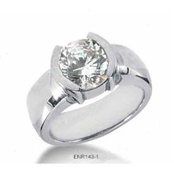 1 Carat Round Cut CERTIFIED Solitaire Ring #2315655