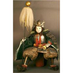 18th Cent. Kato Kiyomasa Japanese Antique Doll #2315784