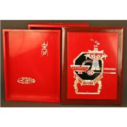 Red Lacquered Korean Woman's Document Box  #2315812