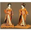 Pair of Elegant 19th Cty. Japanese Geisha Dolls#2315836