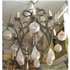 Murano Glass and Wrought Iron Chandelier #2315858