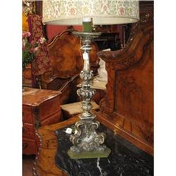 Silver gilted pair of candelabras #2315923