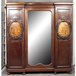 Italian Roman mahogany armoir #2315927