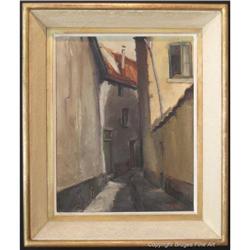 Belgian vintage oil - Listed artist #2315932