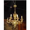 Image 1 : French Bronze 8-Arm Chandelier in the Regence #2316082