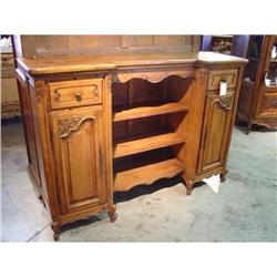 Louis XV Style ¾ Cabinet, European White Oak #2316098