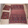 Image 1 : Caucasian carpet Sumac rug + pair of cushion, #2322882