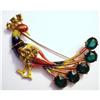 Image 1 : UNPARALLELED BEAUTY CORO BROOCH - PEACOCK #2322923