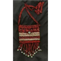 Seed Bead Purse with Rhinestones & Crystals #2323106