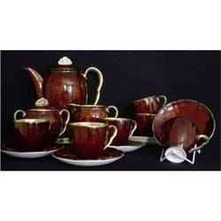 Carlton Ware Rouge Royal Coffee Set. #2323236