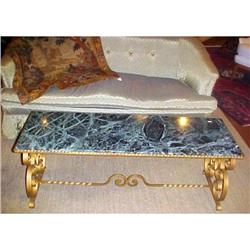 Neo Baroque  Gilt Iron Base,Coffee Table  #2323264