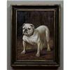 Image 1 : Bull Dog Painting, Oil on Linen #2323273