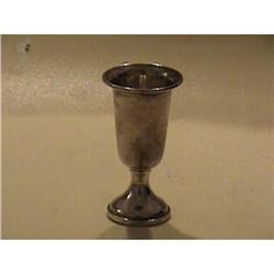 Art Nouveau hand-chased Sterling Kiddush #2323281