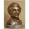 Image 1 : ELEGANT BRONZE BUST OF ALEXIS de TOCQUEVILLE #2323463