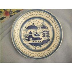 Early English Delft Plate in Chinese Style #2323514