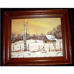 Roslyn Oil Painting Landscape Winter  #2323537