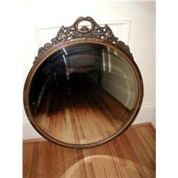 Italian Burl Mirror Gold Mounts C.1900 #2333345