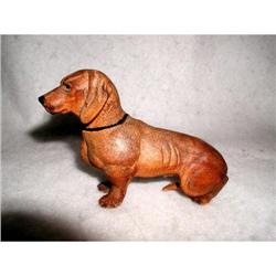 Miniature Carved Dachshund England C.1900 #2333347