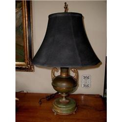 Onyx Urn Lamp Double Light C.1920 #2333348