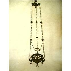 French Bronze Sanctuary Light Fixture Plant #2333354