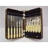 Image 1 : ANTIQUE BOXED 12 Piece FISH SET #2333432