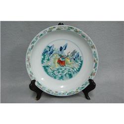 Chinese  Dou-Cai  Porcelain  Plate  #2333525