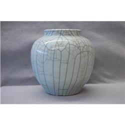 Chinese  Ge-Type  Crackle  Porcelain  Jar   #2333534