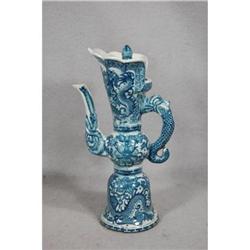 Chinese  Blue and White  Porcelain  Teapot #2333547