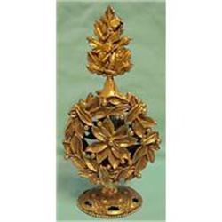 STYLEBUILT Ornate Floral Ormolu  Perfume Bottle#2333719