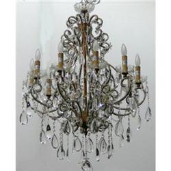 Beaded Crystal Chandelier Ceiling Fixture #2333800