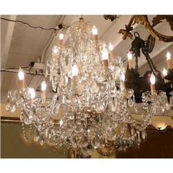 Crystal Beaded Chandelier Ceiling Fixture #2333821