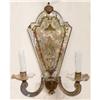 Image 1 : Pair of Italian Mirrored Sconces #2333826