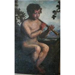 18th Century Italian Oil On Board Painting Art #2333829