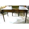 Image 1 : Leather Top Writing Table Desk #2333845