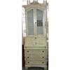 Image 1 : Paint Decorated Secretary Bookcase Desk  #2333931
