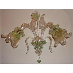 Pair of Murano Glass Sconces Wall Lights #2333971