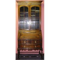 Antique Secretary Desk Bookcase Chest #2333976