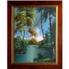 Image 1 : ORIG SIGNED HAITI NATURESCAPE PAINTING OF A #2334036