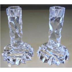 Ca. 1950s Tiffany & Co. Crystal Candlesticks #2334065