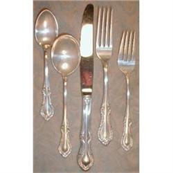 SOUTHERN Colonial STERLING Four 5-pc SETTINGS #2334089