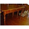 Image 1 : French farm table with drawer, circa 1850 #2334237