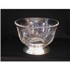 Image 1 : Graceful Silver-Footed Etched Glass Relish Dish#2344863