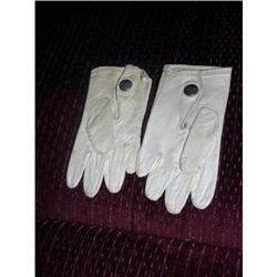 4 x 2" Early Leather Gloves England 096 Marked #2345027