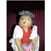Image 1 : 7" Felt Cloth Girl With Heart #2345061