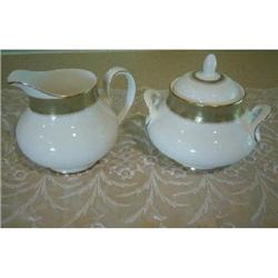 Royal Doulton Belvedere Creamer & Sugar Bowl #2345105