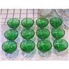 Image 1 : Set of 12 Anchor Hocking Forest Green Cocktail #2345109