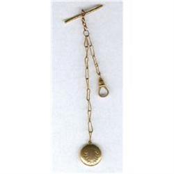 Victorian Ladies Rose Gold Filled Watch Chain #2345113