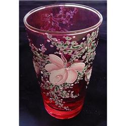 Three Cased Cranberry Tumblers #2345129