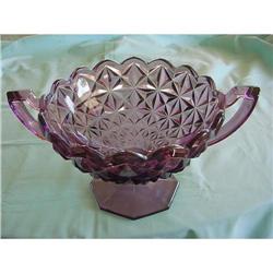 Purple Glass Fruit Bowl #2345169