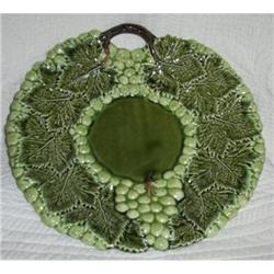 Green grape vine platter #2345260